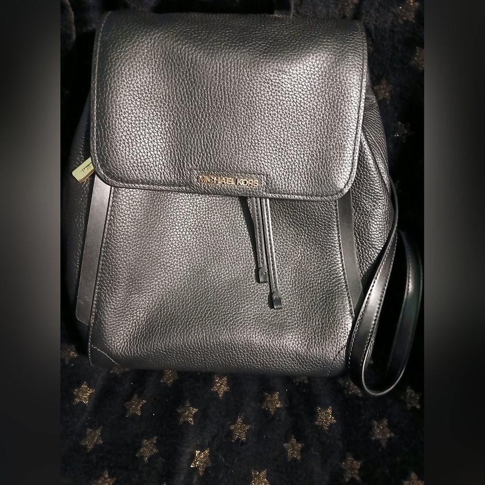 Black Michael Kors backpack new with tags